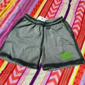 Cross Colours $90 Shorts Designed with Pride Shorts Large Gray Green CXC